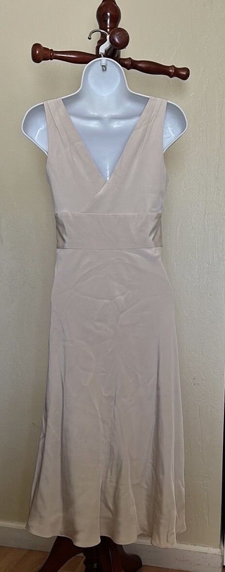 j crew silk sleeveless dress J. Crew Green Silk Cocktail Dress Size 6