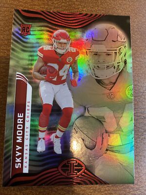 2022 Panini Illusions Football Rookie Card Skyy Moore