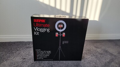 Sunpak - Ultimate Vlogging Kit with BOYA Microphone for Smartphones and Cameras