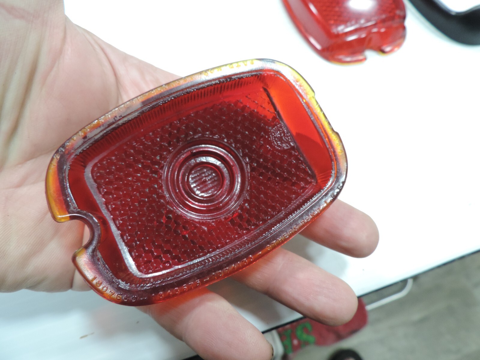 1947 - 1953 Chevrolet Truck Taillight Bezels & Stimsonite Glass Lenses 1948 1949