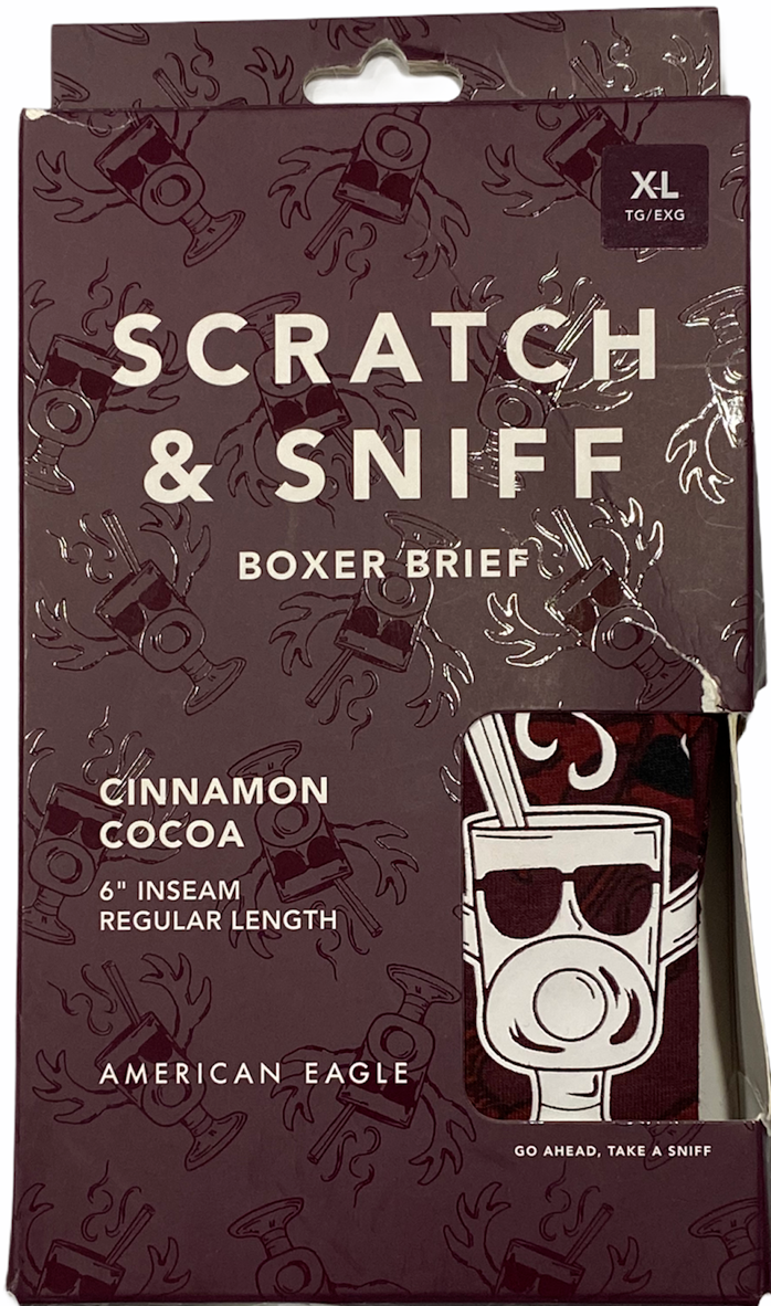 NWT AMERICAN EAGLE Scratch & Sniff Boxer Brief Underwear 6