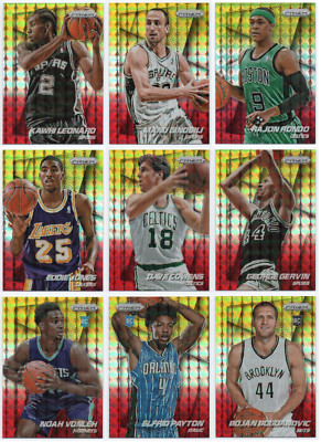 2014-15 Panini Prizm Prizms Yellow and Red Mosaic - Pick Any