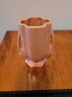 McCoy Pottery 6" Vase, Shape 105, Coral Pink Art Deco 1941 Made in the USA