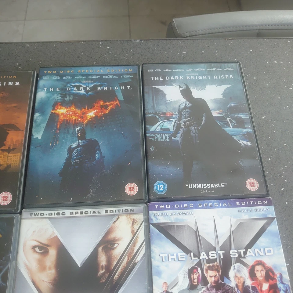 BATMAN AND X MEN TRILOGY- 11 DISC COLLECTION - DVD - JOBLOT - BUNDLE -  - Image 3 of 4