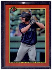 2020 Bowman #90B-JK Jarred Kelenic 1990 Bowman Orange Refractor #/25