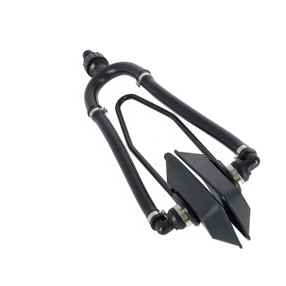 WELLENSHOP Spülanschluss Flusher 2-facher Wassereinlass für Außenborder & Z-Antriebe Boot