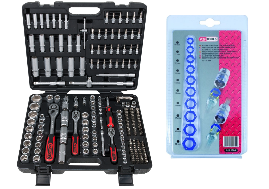 Bussola Per Viti KS Tools 911.1660 - Testa Sferica, Lunga, 10 Mm, 1/2"