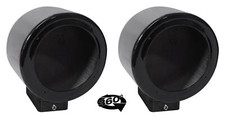 2 Rockville MAC525B 5.25" 360  Swivel Black Aluminum Surface Mount Speaker Pods
