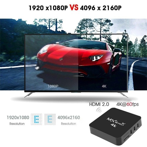 Android Tv Box Internet Smart Tv 16 gb Mxq Pro 4k 8+128 GB Android 11.1 - Foto 9 di 9