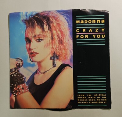 Madonna- Crazy For You/ Berlin- No More Words 7''Vinyl 45 Vision Quest EX 7-29051