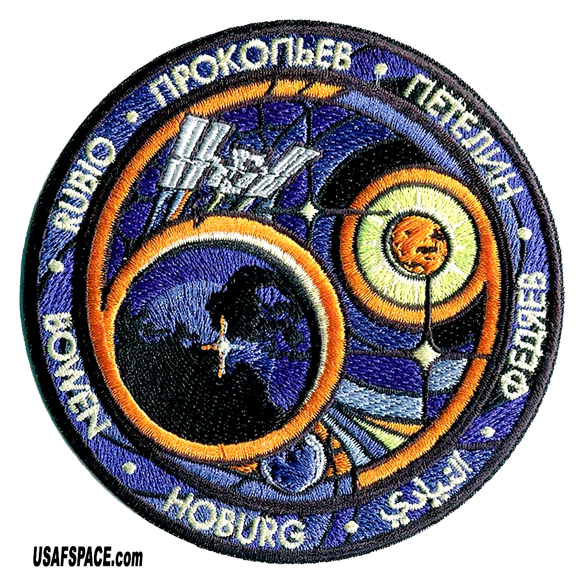Authentic Expedition 69 -NASA SPACEX ISS Mission- A-B Emblem SPACE ...