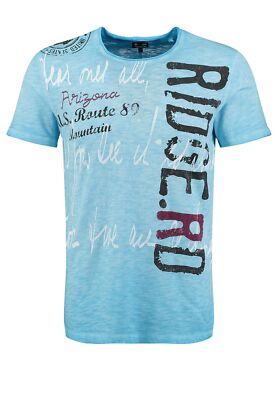 Key Largo Herren T-Shirt Ridge USA Arizona Route Biker Print vintageLook MT00668