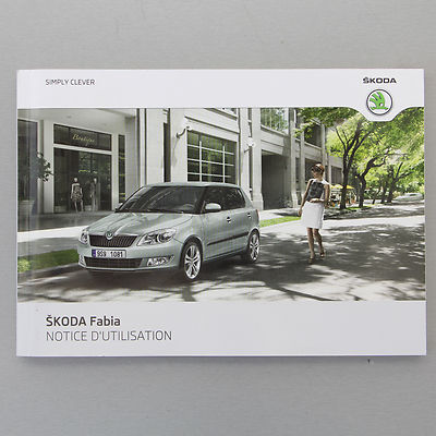 Skoda Fabia Betriebsanleitung Französisch Mode d'emploi - Notice D´ Utilisation