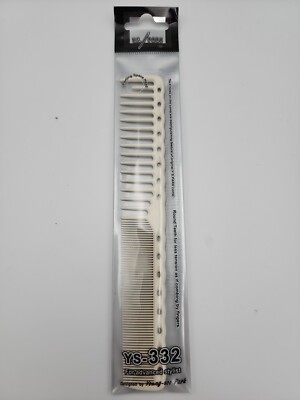 YS Park 332 Quick Cutting Grip Comb - White