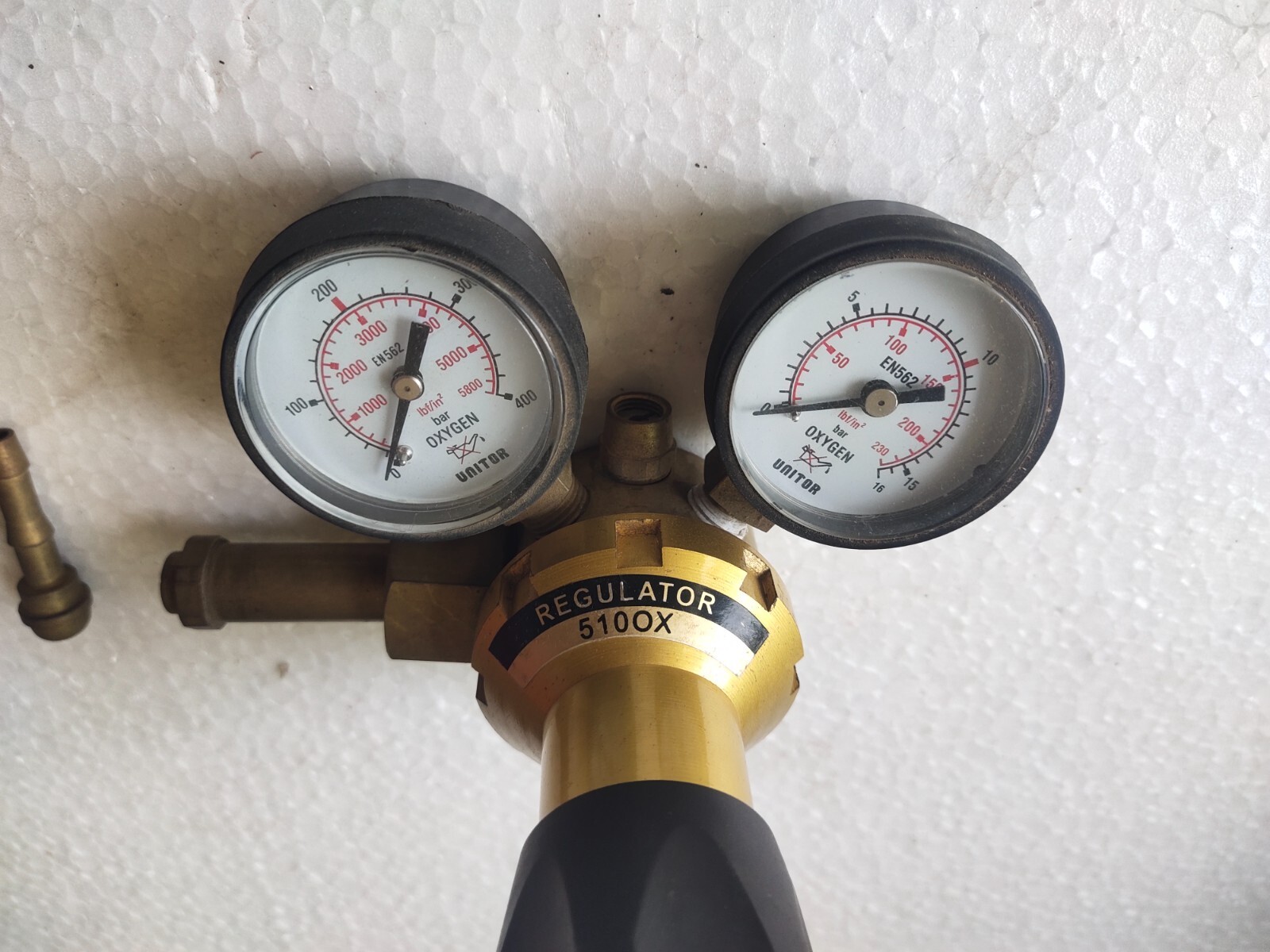 510 Ox Unitor 510 Ox (Oxygen) Pressure Regulator 0-10 Bar Made In USA ...