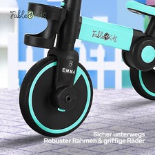 FableKids® Dreirad 7in1 Kinderdreirad Laufrad Lernrad Kinder Lenkstange Fahrrad