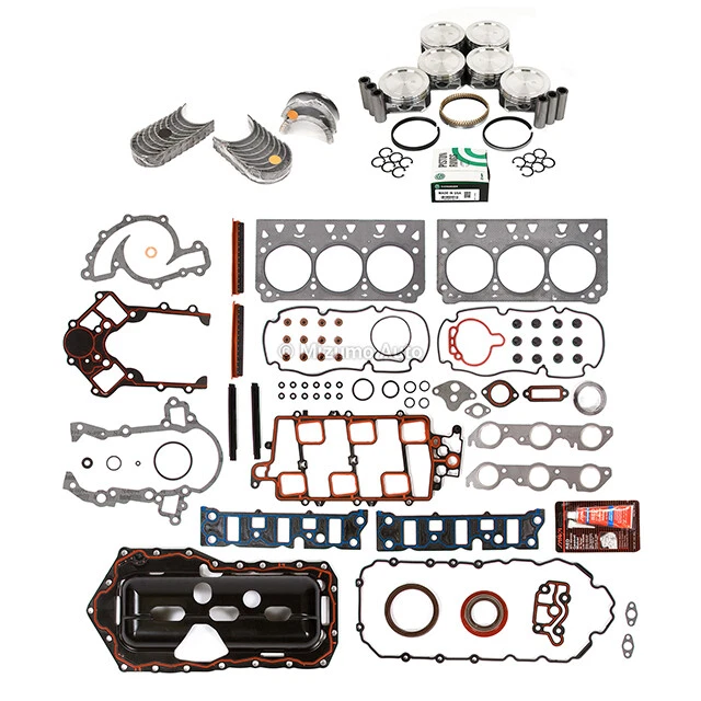 Juego completo de juntas pistones rodamientos aptos para Chevy Buick Oldsmobile Pontiac 95-03 3,8 L Foto 2 de 4