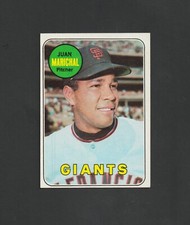 Nice 1969 Topps Juan Marichal #370 ~~ Giants HOF
