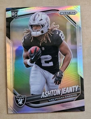 Panini Prizm Ashton Jeanty #315 Rookie Silver  Prizm Las Vegas Raiders NFL 2025