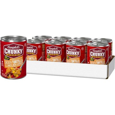 Campbell s Chunky Soup, Chicken Tortilla With White Meat Chicken, 16.1 oz Can...