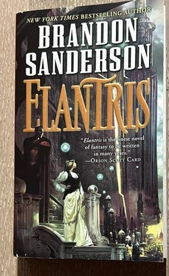 Elantris-Brandon Sanderson Paperback-Very Good