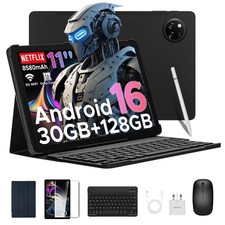DOOGEE Tab A9 Pro+ Android 16 Tablet 30GB+128GB 8580mAh 11 Tablet Widevine L1