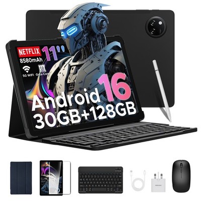 DOOGEE Tab A9 Pro+ Android 16 Tablet 30GB+128GB 8580mAh 11'' Tablet Widevine L1