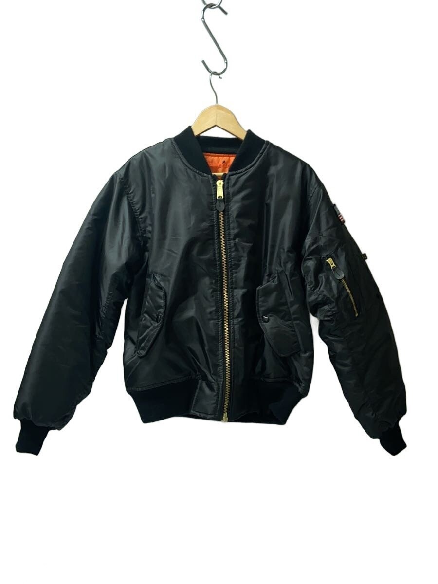Rothco Flight Jacket/S/Nylon/Blk/Mil-J-6141// 3644