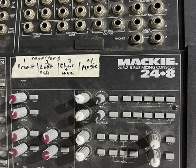 MACKIE 24.8 24-CH/8-BUS STUDIO RECORDING PA MIXER | eBay