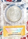 1881-0  Morgan Silver Dollar - MS 63 - ANACS - Blast White - VGC — photo 2
