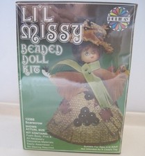 Vintage Li l Missy Beaded Doll Kit Scarecrow 13388 Holiday Walco