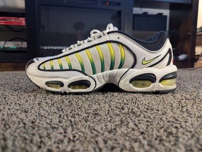 Nike Air Max Tailwind 4 Sneaker White Volt Black Aloe Verde Size 10