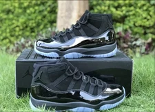 Air Jordan 11 Retro Men's Black Basketball Shoes "378037-005"