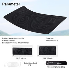 Grounding Mat for Sleep, Energy, Balance, Earth Connected Therapy.Pain and St...