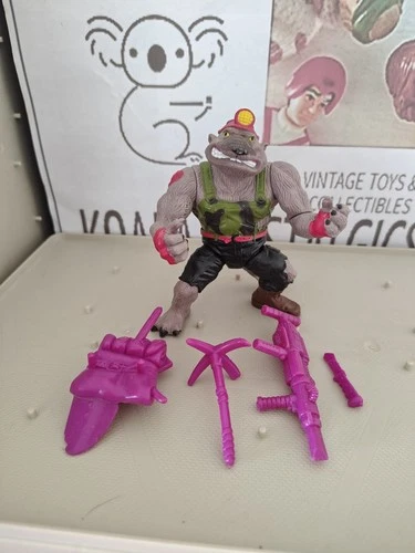 Vintage TMNT Ninja Turtles Figure Dirtbag 1991 Complete