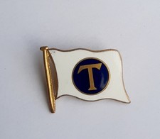 Thornycroft Automotive Marine Pin Badge Lorry Coach Boat Vintage circa 40's 50's