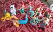 Little Mermaid Figures Ariel Lot of 10 Figures Dolls Various Disney Lines PVC