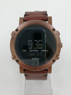 SUUNTO SS021213000 Watch Timepiece Stainless Steel Leather Quartz 30m