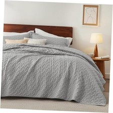 Quilts Queen Size - Lightweight Queen / Full 90" x 96" 08 - Light Grey