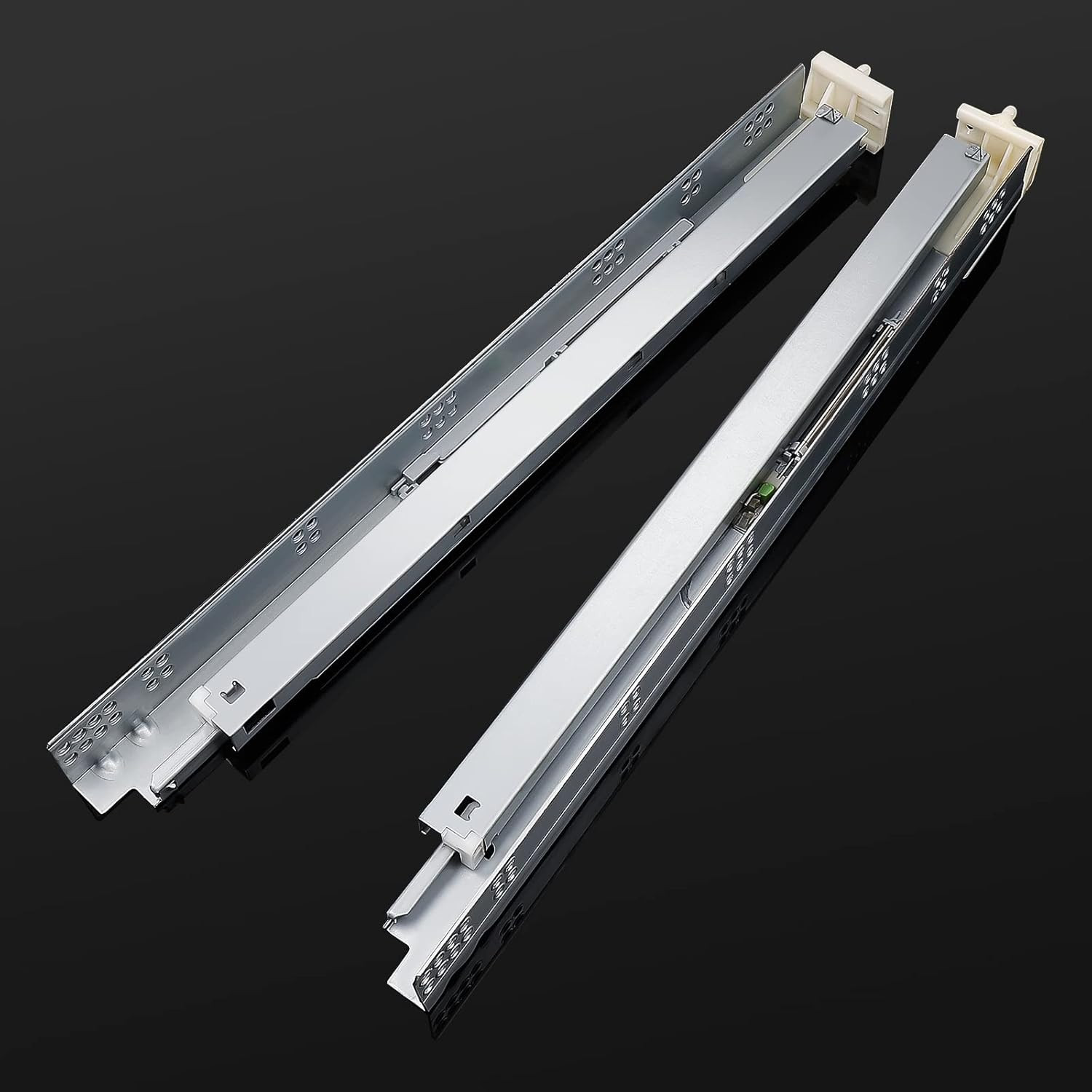 10 Pairs 21" Soft Close Undermount Drawer Slides with Mounting Hardware