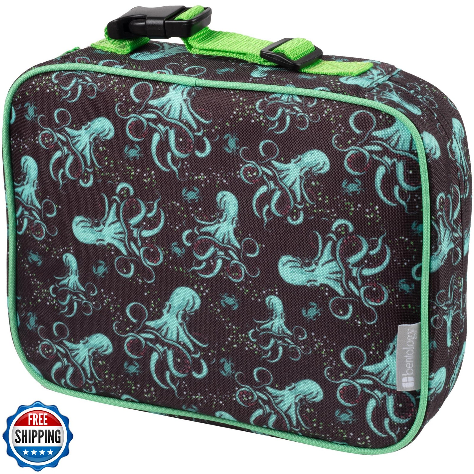 Bentology Kids Insulated Lunch Bag for Boys Durable Bento Tote