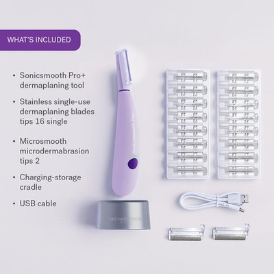 Michael Todd Beauty Sonicsmooth Pro+ Dermaplane Razor for Women