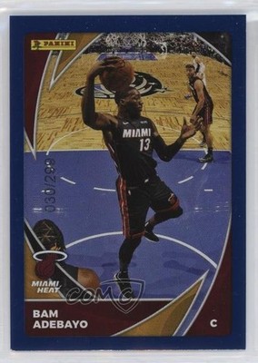 2020-21 Panini Sticker & Card Collection Blue Foil 30/299 Bam Adebayo #70 0x3j