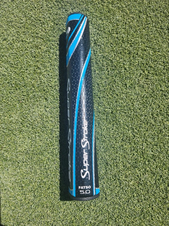 Super Stroke Fatso 5.0 Putter Grip Black/ Blue - Image 2 of 4