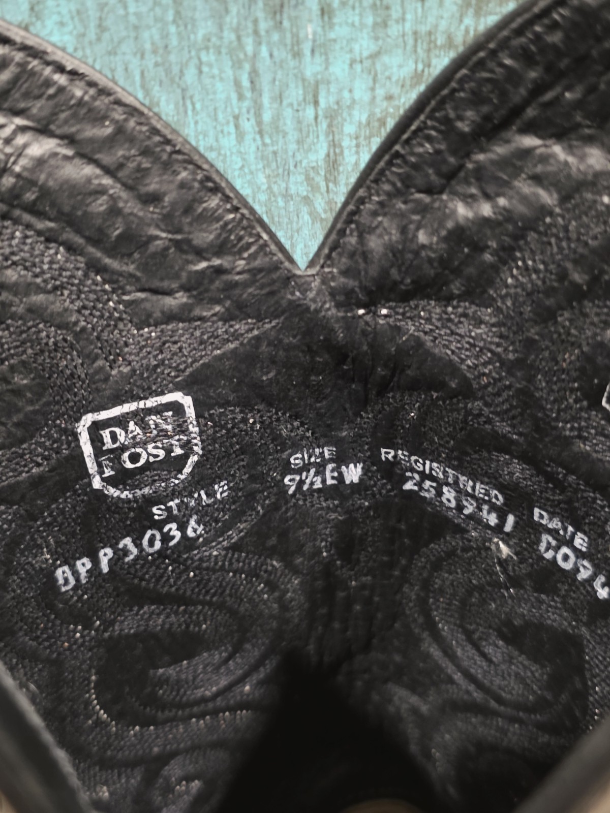 Dan Post Python Boots 9.5 EW Back Cut Belly Up Br… - image 15