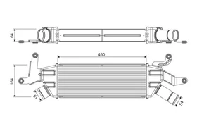 LADELUFTKÜHLER FÜR MITSUBISHI OUTLANDER II (CW W) - VALEO 818370