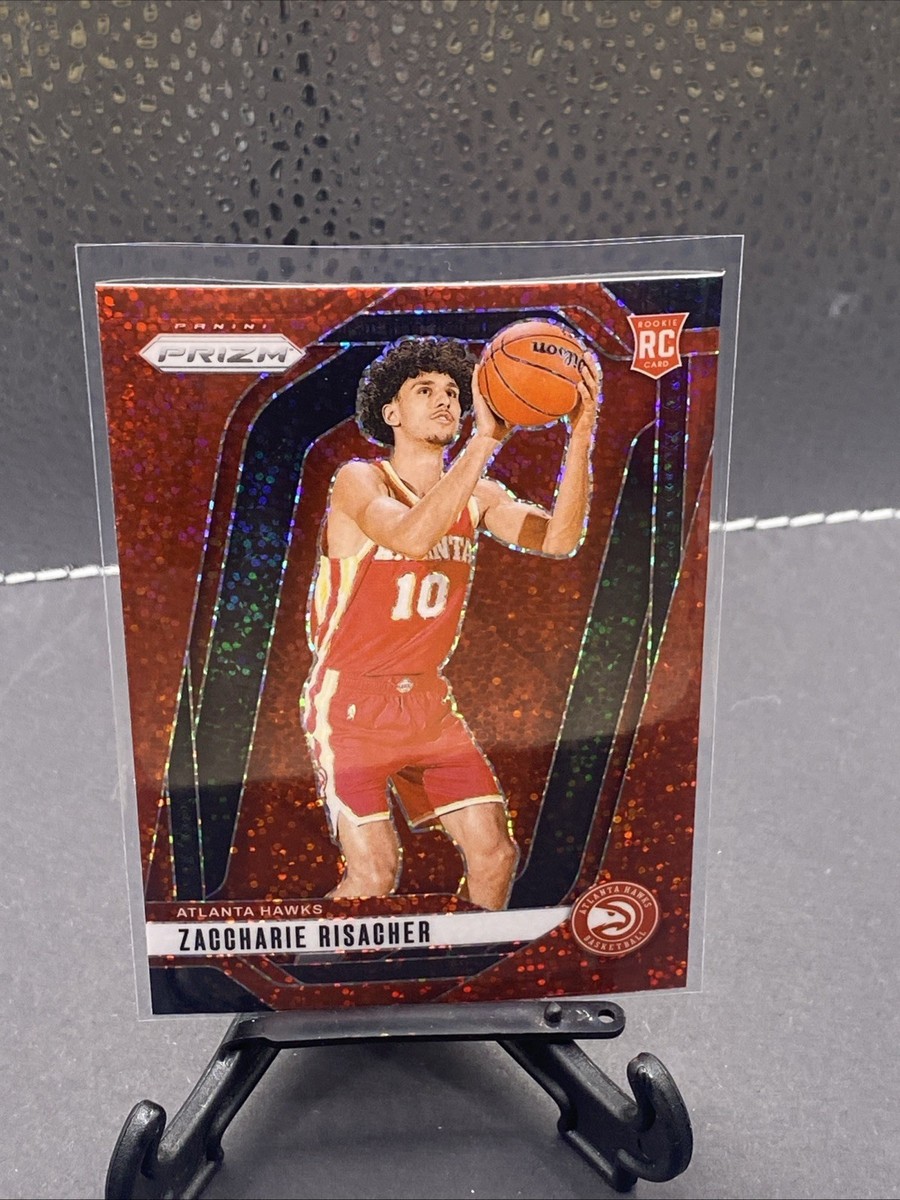 2024-25 Prizm Zaccharie Risacher Rookie Red Sparkle Prizm