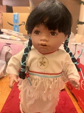 Native American Indian Little Skywatcher  Hamilton Collection 15 In