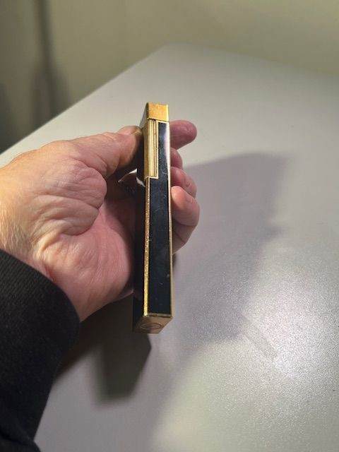 Vintage Colibri Flint Roller Lighter Butane- PARTS OR REPAIR-#B96