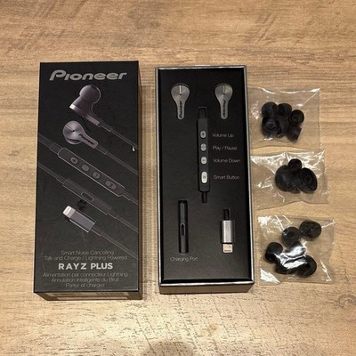 Pioneer RAYZ Plus Lightning Earphones Noise Cancelling SE-LTC5R-T Black